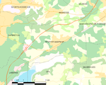 Map commune FR insee code 40036